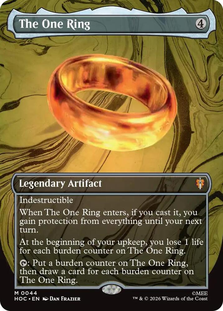 The One Ring (Borderless) - The Hobbit: Eternal-Legal - 44