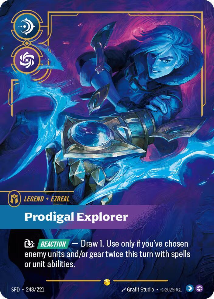 Ezreal, Prodigal Explorer (Overnumbered) - Spiritforged - 248/221