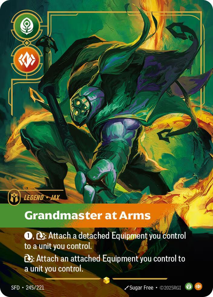 Jax, Grandmaster At Arms (Overnumbered) - Spiritforged - 245/221