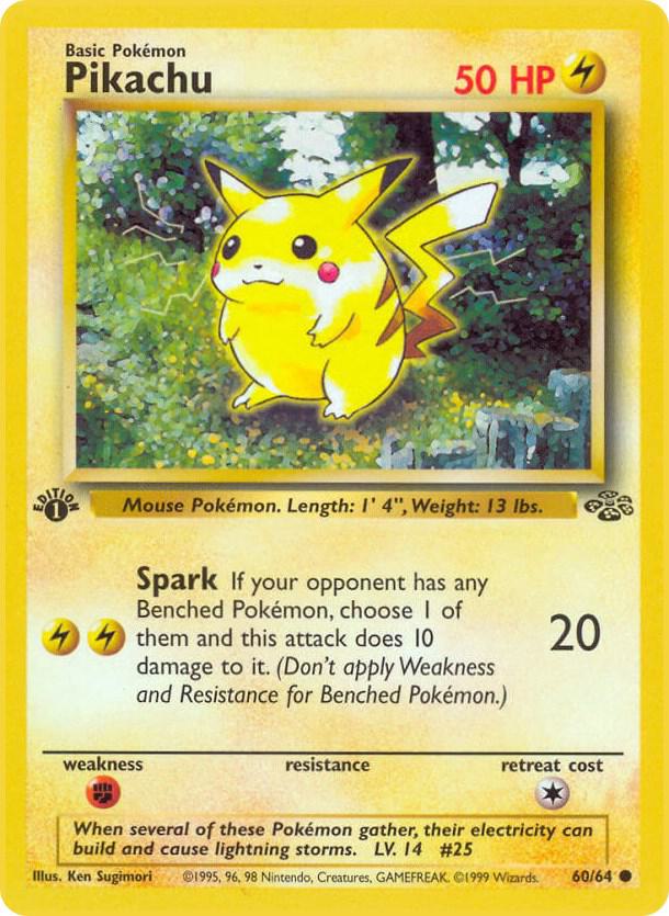 Pikachu - Jungle - 60/64