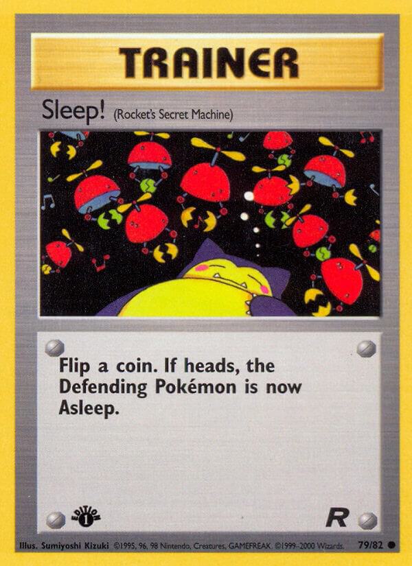 Sleep! (Rocket's Secret Machine) - Team Rocket - 79/82