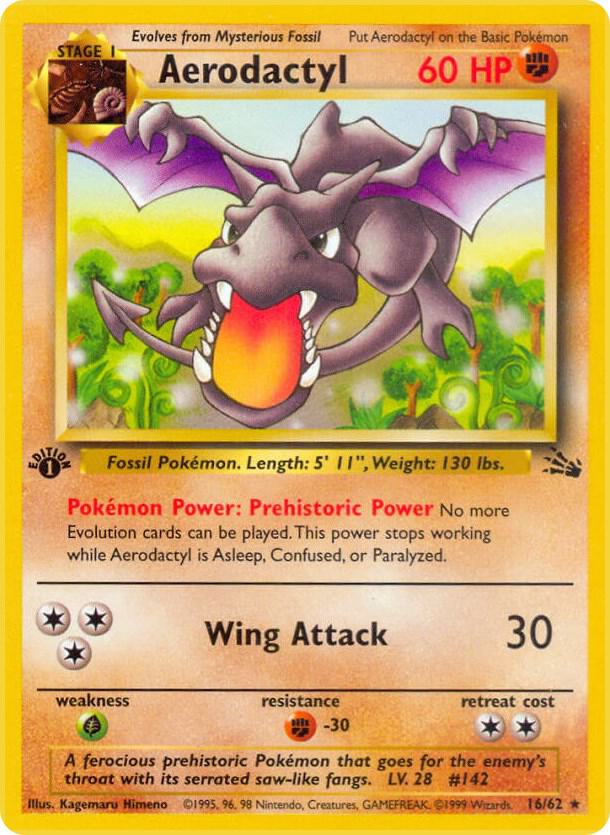 Aerodactyl (16) - Fossil - 16/62