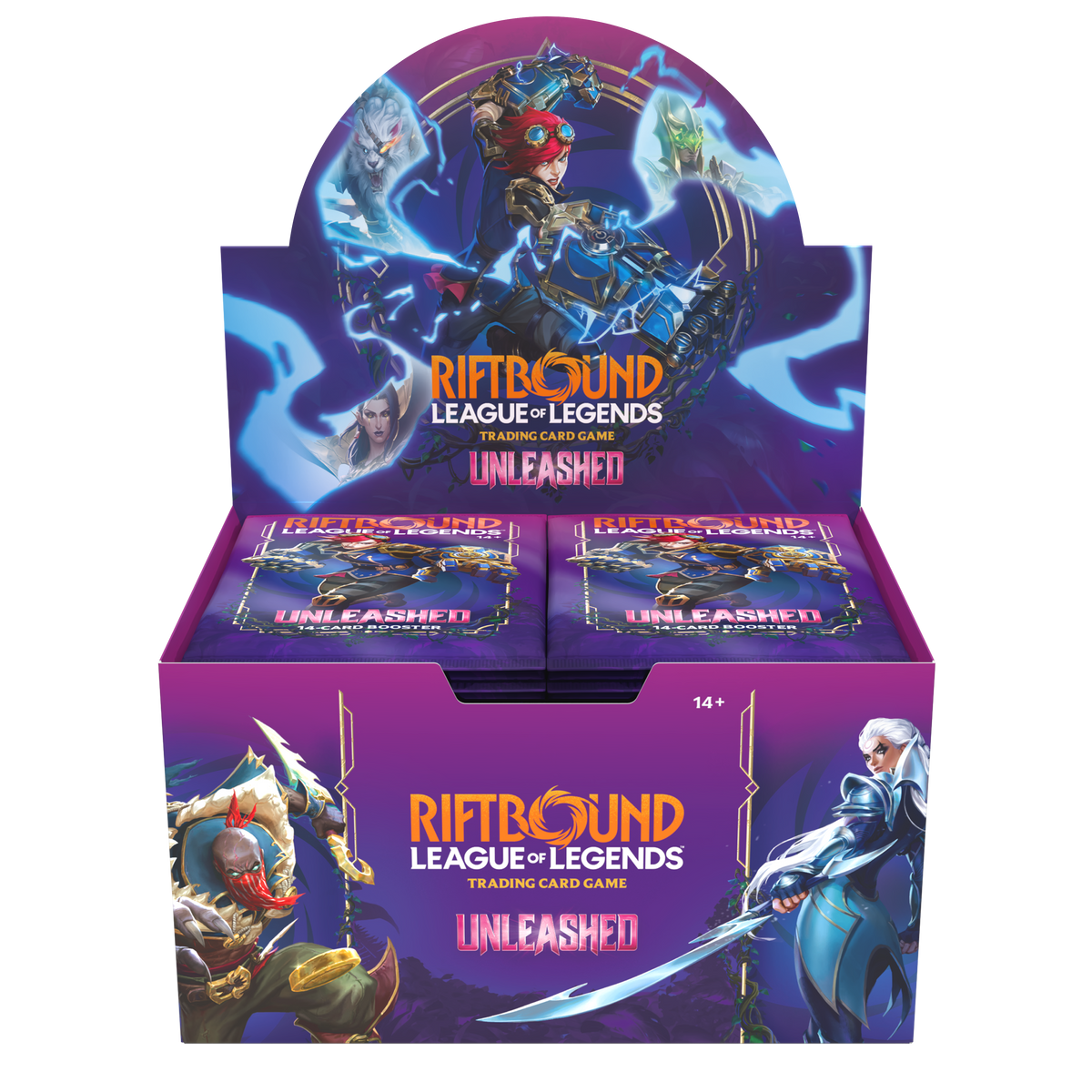 RIFTBOUND: LEAGUE OF LEGENDS TCG UNLEASHED BOOSTER DISPLAY