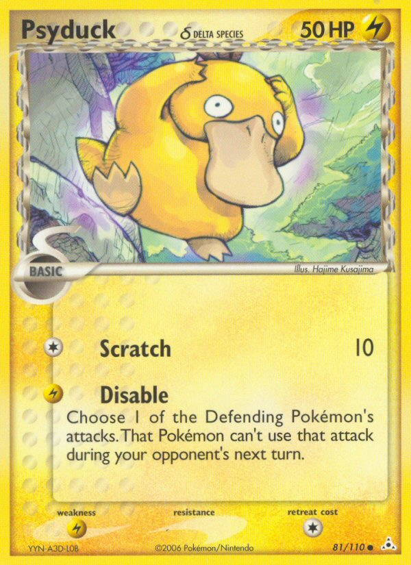 Psyduck (Delta Species) - EX Holon Phantoms - 81/110