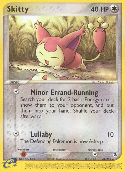Skitty - 44/109 - EX Ruby and Sapphire - 44/109