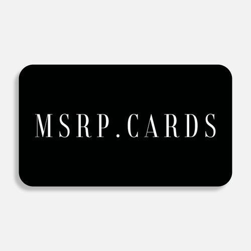 Cards @ MSRP