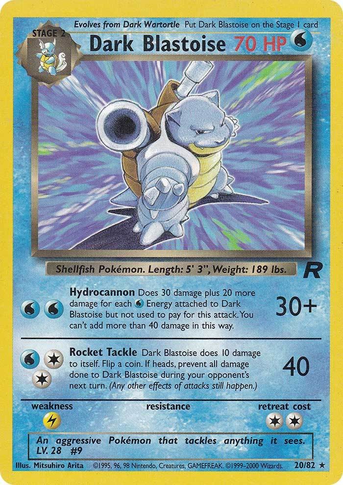 Dark Blastoise (20) - Team Rocket - 20/82