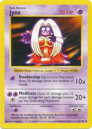Jynx - Base Set (Shadowless) - 031/102