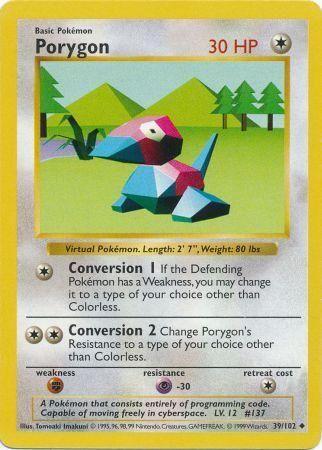 Porygon - Base Set (Shadowless) - 039/102