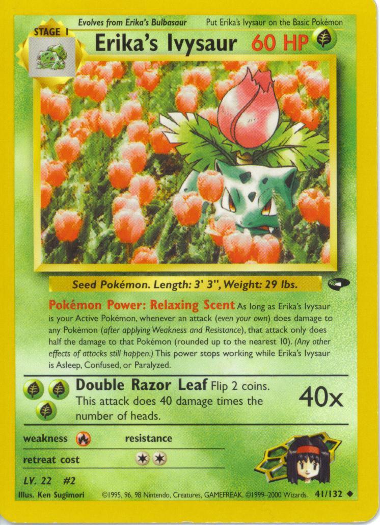 Erika's Ivysaur - Gym Challenge - 041/132
