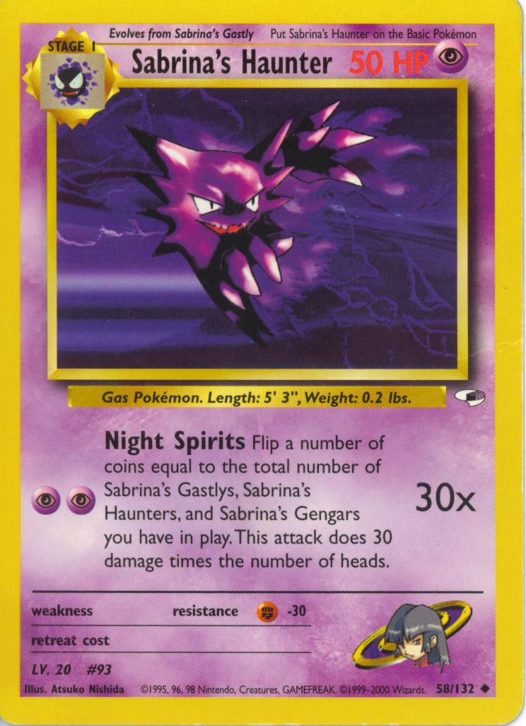 Sabrina's Haunter - Gym Heroes - 058/132