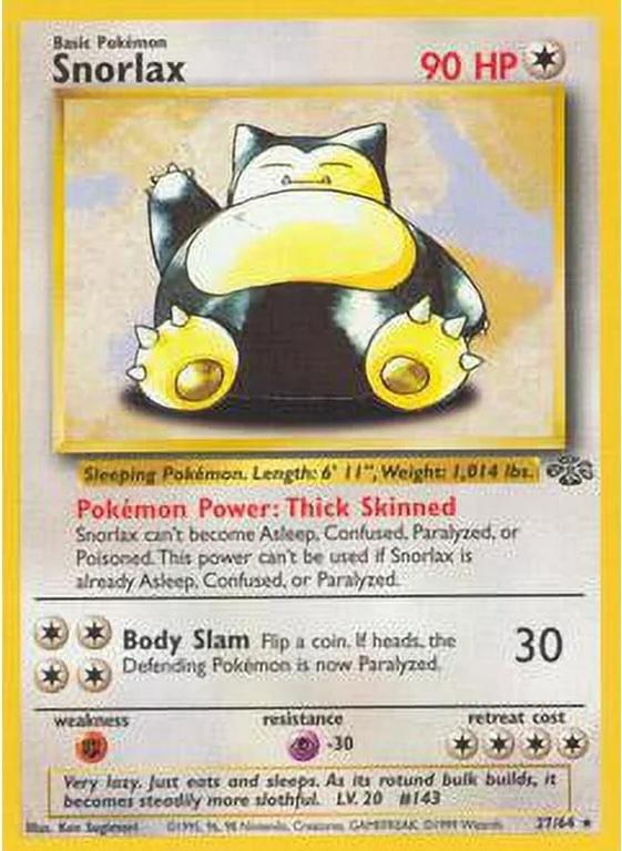 Snorlax (27) - Jungle - 27/64