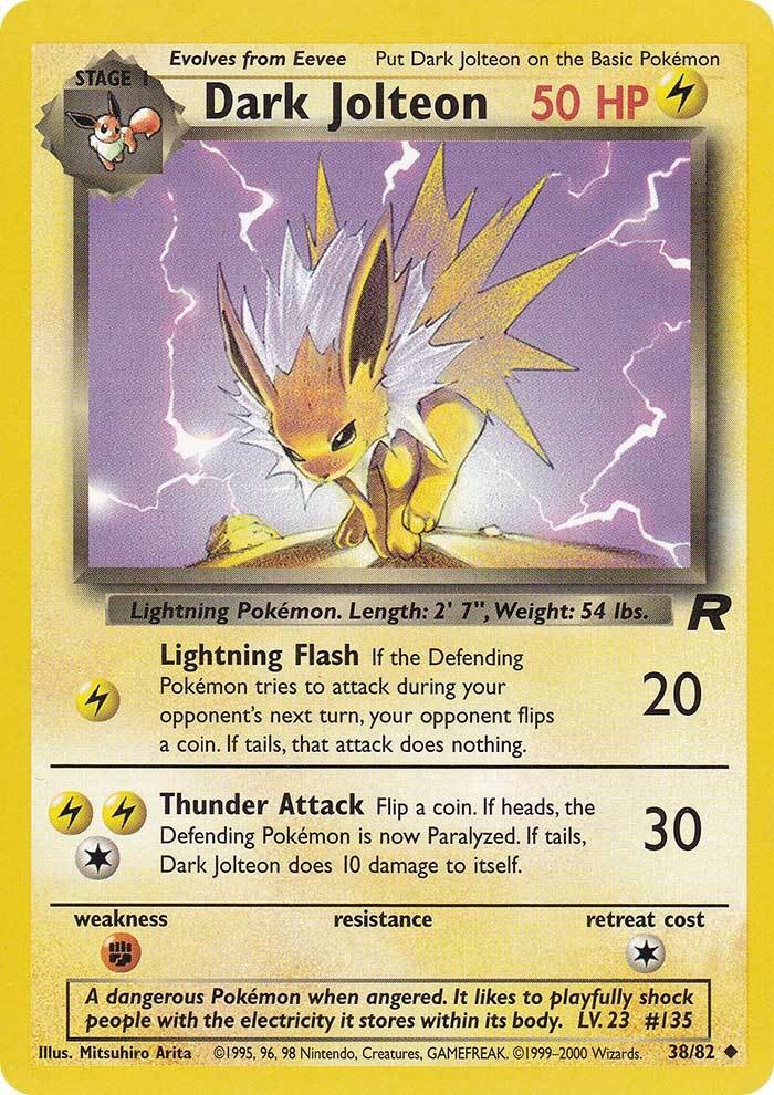Dark Jolteon - Team Rocket - 38/82