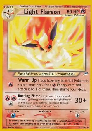 Light Flareon - Neo Destiny - 046/105