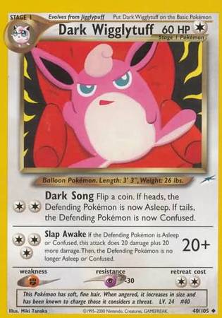 Dark Wigglytuff - Neo Destiny - 040/105