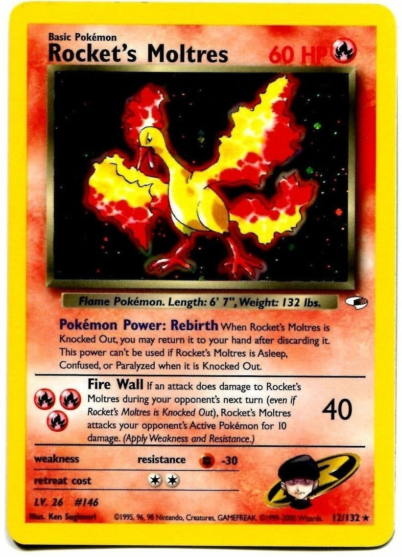 Rocket's Moltres - Gym Heroes - 012/132