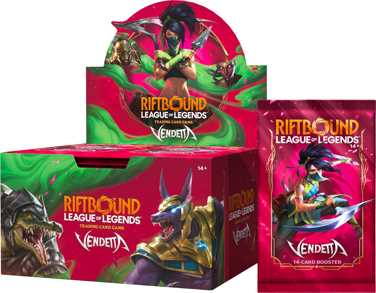 RIFTBOUND: LEAGUE OF LEGENDS TCG VENDETTA BOOSTER DISPLAY